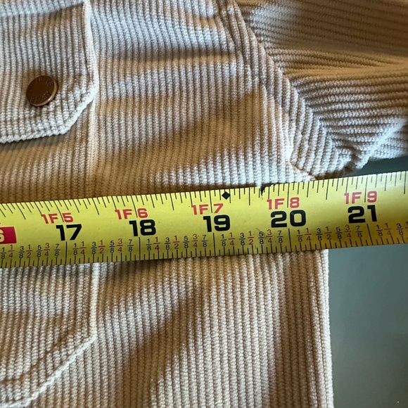 Soft Corduroy Shirt Jacket with Hood by LB Collection ~ Small - Picture 6 of 7